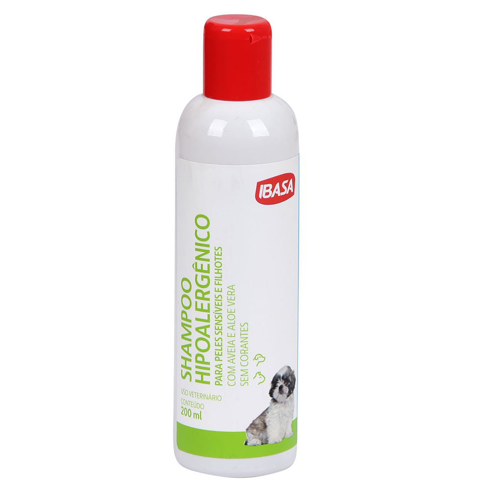Shampoo Hipoalergênico Ibasa 200ml parceiropet