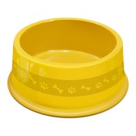 Comedouro-Plastico-Furacao-Pet-Nº4-1900ml---Amarelo