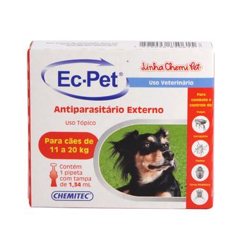Antiparasitario-Ec-Pet-Chemitec-c--1-Pipeta-de-134ml-p--Caes-de-11-a-20kg Antiparasitario-Ec-Pet-Chemitec-c--1-Pipeta-de-134ml-p--Caes-de-11-a-20kg