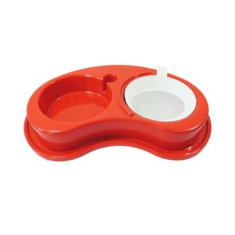 Comedouro-Furacao-Pet-Plastico-Antiformiga-Luxo-Duplo-G---Vermelho Comedouro-Furacao-Pet-Plastico-Antiformiga-Luxo-Duplo-G---Vermelho