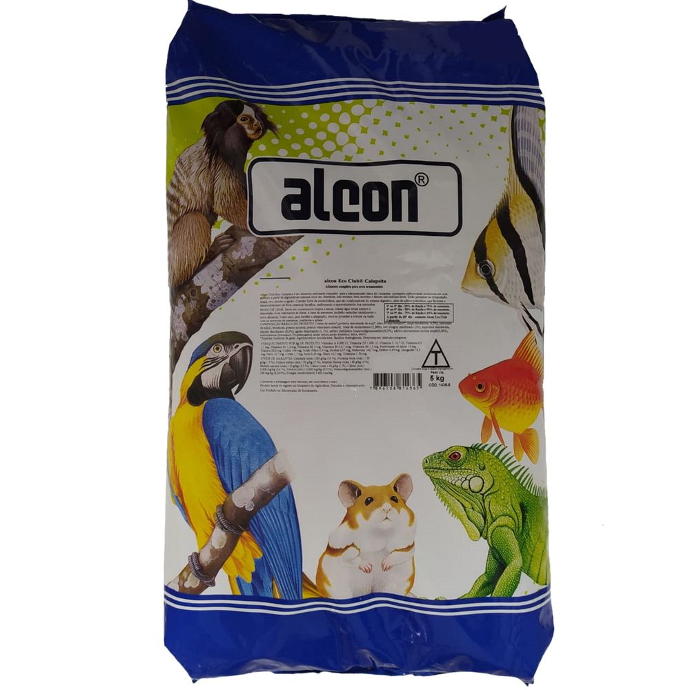 RACAO PASSAROS CLUB COLEIRO ALCON 150G - Mai agropet