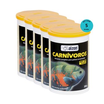 Kit-Alcon-Carnivoros-300g-com-5-unidades Kit-Alcon-Carnivoros-300g-com-5-unidades