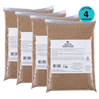 Kit-Alcon-Du-Fish-1Kg-com-4-unidades Kit-Alcon-Du-Fish-1Kg-com-4-unidades