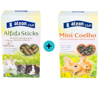 Kit-Alfafa-Stick-500g---1-Alcon-Mini-Coelho-500g