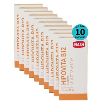 Kit-Suplemento-Hipovita-B12-Injetavel-Ibasa-20ml-com-10-unidades Kit-Suplemento-Hipovita-B12-Injetavel-Ibasa-20ml-com-10-unidades