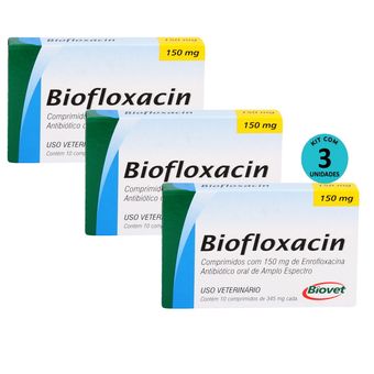 Kit-3-Biofloxacin-Biovet-150mg-C-10-Comprimidos
