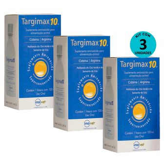 Kit-3-Targimax-10-Inovet-100ml Kit-3-Targimax-10-Inovet-100ml