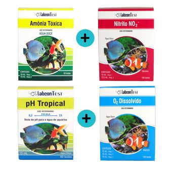 Kit-Labcon-Amonia-Toxica-Agua-Doce--Nitrito--PH-Tropical--O2-Dissolvido Kit-Labcon-Amonia-Toxica-Agua-Doce--Nitrito--PH-Tropical--O2-Dissolvido