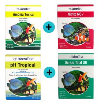 Kit-Amonia-Agua-Doce---Nitrito---Ph-Tropical-15ml---GH Kit-Amonia-Agua-Doce---Nitrito---Ph-Tropical-15ml---GH
