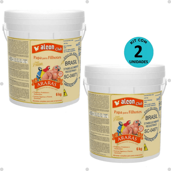 Kit-2-Alcon-Club-Papa-P-Filhotes-De-Araras-Super-Premium-6Kg Kit-2-Alcon-Club-Papa-P-Filhotes-De-Araras-Super-Premium-6Kg