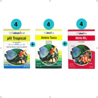 Kit-4-Labcon-PH-Tropical---4-Amonia-Agua-Doce---4-Nitrito