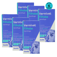 Kit-6-Vermifugo-Vermivet-Filhotes-Biovet-20ml