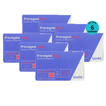 Kit-6-Preve-Gest-Biovet-5mg-Com-12-Comprimidos Kit-6-Preve-Gest-Biovet-5mg-Com-12-Comprimidos
