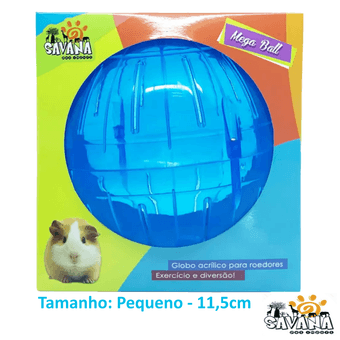 Ventilación Deudor Imitación Brinquedos Para Hamster Bola Hamster 11,5 cm Azul - Savana Pet - parceiropet