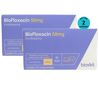 Kit-2-Biofloxacin-50mg-para-caes-e-gatos