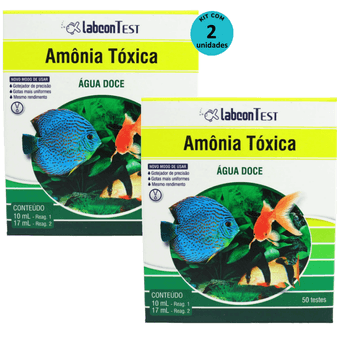 Kit-2-Alcon-Labcon-Amonia-Toxica-Agua-Doce Kit-2-Alcon-Labcon-Amonia-Toxica-Agua-Doce