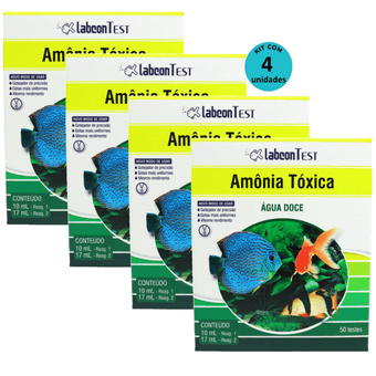 Kit-4-Alcon-Labcon-Amonia-Toxica-Agua-Doce Kit-4-Alcon-Labcon-Amonia-Toxica-Agua-Doce
