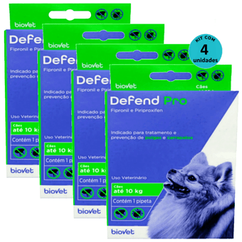 Kit-4-Defend-Pro-Caes-Ate-10kg Kit-4-Defend-Pro-Caes-Ate-10kg