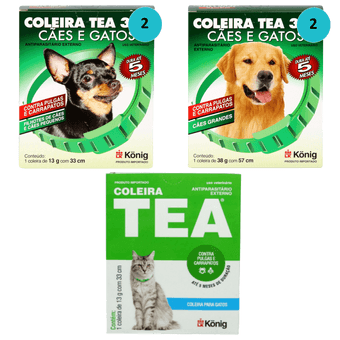 Kit-Coleira-2-G---2-P---1-Gatos Kit-Coleira-2-G---2-P---1-Gatos