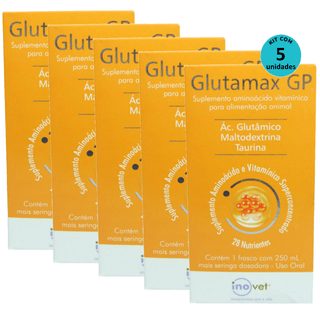 Kit-5-Glutamax-GP-Suplemento-Para-Animais-250ml