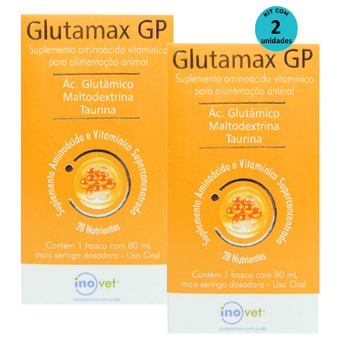 Kit-2-Glutamax-GP-Suplemento-Para-Animais-80ml Kit-2-Glutamax-GP-Suplemento-Para-Animais-80ml