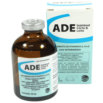 Suplemento ADE Injetável 50ml Ceva - parceiropet