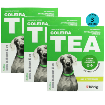 Kit-3-Coleira-Contra-Pulgas-E-Carrapatos-TEA-327-Caes-Grandes-38g-Com-57cm Kit-3-Coleira-Contra-Pulgas-E-Carrapatos-TEA-327-Caes-Grandes-38g-Com-57cm