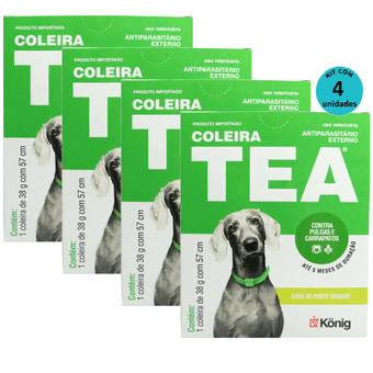 Kit-4-Coleira-Contra-Pulgas-E-Carrapatos-TEA-327-Caes-Grandes-38g-Com-57cm Kit-4-Coleira-Contra-Pulgas-E-Carrapatos-TEA-327-Caes-Grandes-38g-Com-57cm