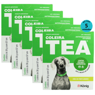 Kit-5-Coleira-Contra-Pulgas-E-Carrapatos-TEA-327-Caes-Grandes-38g-Com-57cm