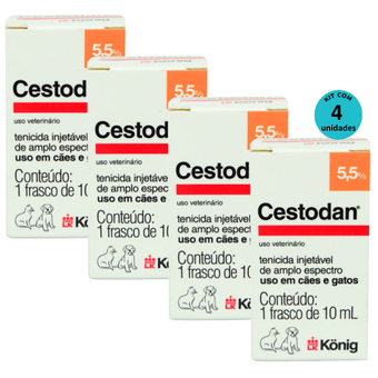Kit-4-Cestodan-Injetavel-Konig-10ml Kit-4-Cestodan-Injetavel-Konig-10ml