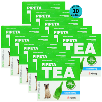 Kit-10-Pipeta-Tea-Gatos-ate-4Kg Kit-10-Pipeta-Tea-Gatos-ate-4Kg
