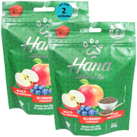 Kit-2-Hana-Natural-Life-Maca-Blueberry-Chia-80g-Para-Caes-Adultos