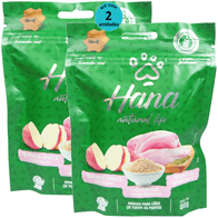 Kit-2-Hana-Natural-Life-Batata-Doce-Quinoa-Frango-80g-Para-Caes-Adultos
