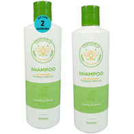 Kit-2-Shampoo-Natural-Propovets-Propolis-Verde-Caes-Gatos-Equinos-500ml