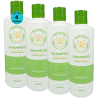 Kit-4-Shampoo-Natural-Propovets-Propolis-Verde-Caes-Gatos-Equinos-500ml
