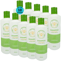 Kit-10-Shampoo-Natural-Propovets-Propolis-Verde-Caes-Gatos-Equinos-500ml
