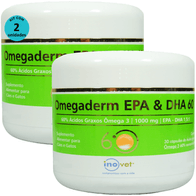 Kit-2-Omegaderm-EPA---DHA-60-Para-Caes-e-Gatos-1000mgCom-30-Capsulas