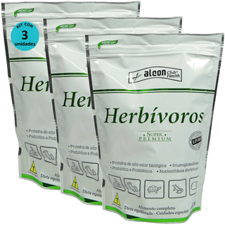 Kit-3-Alcon-Club-Health-Herbivoros-500g