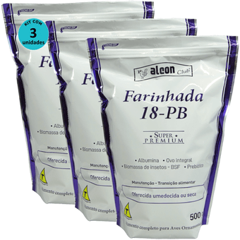 Kit-3-Alcon-Club-Farinhada-18---PB-500g Kit-3-Alcon-Club-Farinhada-18---PB-500g