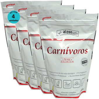 Kit-4-Alcon-Club-Health-Carnivoros-500g Kit-4-Alcon-Club-Health-Carnivoros-500g