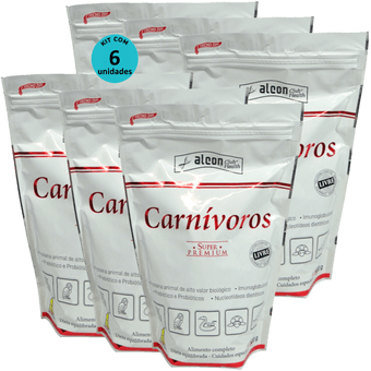Kit-6-Alcon-Club-Health-Carnivoros-500g Kit-6-Alcon-Club-Health-Carnivoros-500g