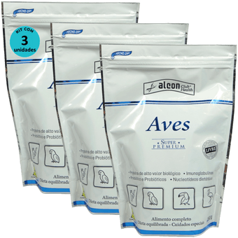 Kit-3-Alcon-Club-Health-Aves-250g Kit-3-Alcon-Club-Health-Aves-250g