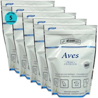 Kit-5-Alcon-Club-Health-Aves-250g Kit-5-Alcon-Club-Health-Aves-250g