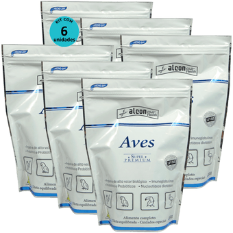 Kit-6-Alcon-Club-Health-Aves-250g Kit-6-Alcon-Club-Health-Aves-250g