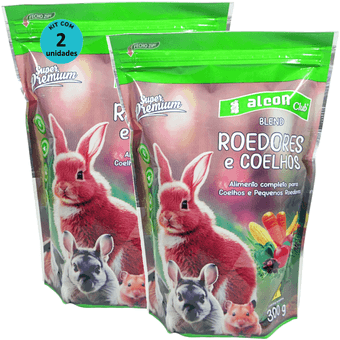 Kit-2-Alcon-Club-Blend-Roedores-e-Coelhos-300g Kit-2-Alcon-Club-Blend-Roedores-e-Coelhos-300g