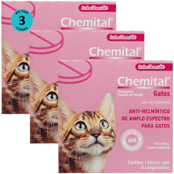 Kit-3-Chemital-4-Comp-Para-Gatos Kit-3-Chemital-4-Comp-Para-Gatos