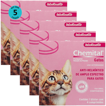 Kit-5-Chemital-4-Comp-Para-Gatos Kit-5-Chemital-4-Comp-Para-Gatos