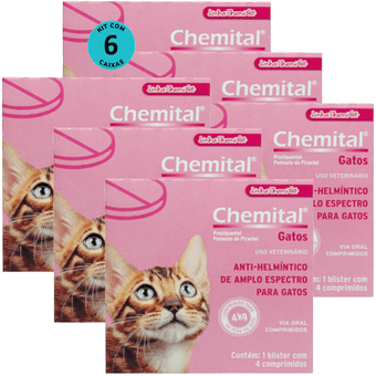Kit-6-Chemital-4-Comp-Para-Gatos Kit-6-Chemital-4-Comp-Para-Gatos