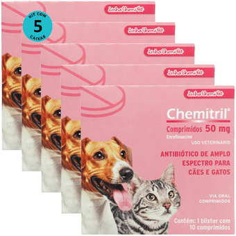 kIT-5-Chemitril-50mg-10-Comprimidos-Para-Caes-e-Gatos kIT-5-Chemitril-50mg-10-Comprimidos-Para-Caes-e-Gatos