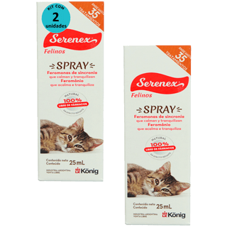 Kit-2-Serenex-Spray-25ml-Para-Gatos
